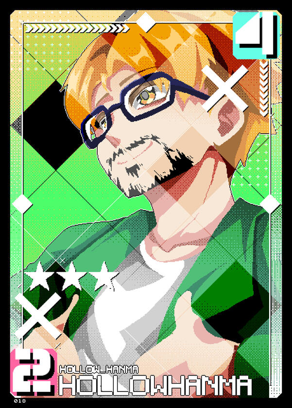 Pixel Card Art by Eneli-kun
